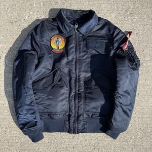 Vintage Alpha Industries MA-1 USS Roberts Desert Storm Jacket Men’s